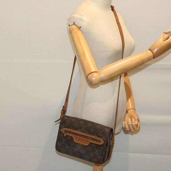 LOUIS VUITTON Monogram Saint Germain Shoulder Bag M51210 LV Auth bs12059 - Picture 1 of 16